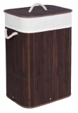 Kosz bambusowy pojemnik na pranie 1 komorowy wenge