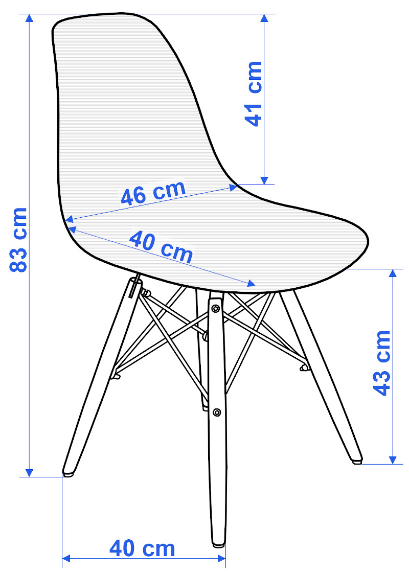 Krzesło nowoczesne LYON
