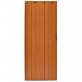 Drzwi harmonijkowe 001P JABŁOŃ MAT - 80 cm