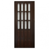 Drzwi harmonijkowe 007 ORZECH MAT - 86 cm