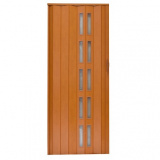 Drzwi harmonijkowe 005S JABŁOŃ MAT - 90 cm