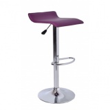 Hoker krzesło barowe PORTI - fioletowe