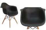 Krzesło skandynawskie fotel K-NICEA czarne