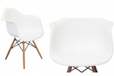 Krzesło skandynawskie fotel K-NICEA białe