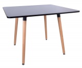 Stół kwadratowy PARIS DTW 100x100 cm czarny