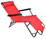 Fotel Leżak LEON - czerwony