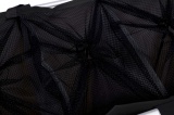 Trzykomorowy kosz na pranie TRIKO - 130L - czarny