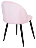 Krzesło tapicerowane SOUL VELVET różowy
