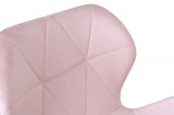 Krzesło tapicerowane MURET VELVET aksamitny różowy