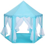 Namiot pałac dla dzieci składany niebieski