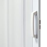 Drzwi harmonijkowe 004-80-06 biały mat 80 cm