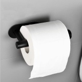Uchwyt na papier toaletowy czarny DERES
