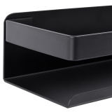 Półka łazienkowa loftowa Megara 50 cm czarna