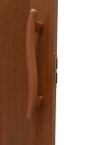 Drzwi harmonijkowe 001P-80 ciemny calvados 80 cm