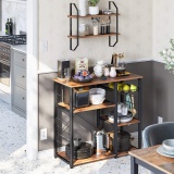 Regał loftowy rustykalny szafka stojąca Cannoc do kuchni