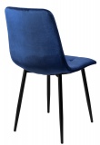 Krzesło welurowe DENVER velvet jasnoniebieskie
