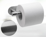 Uchwyt na papier toaletowy srebrny DERES