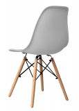 Krzesło nowoczesne Milano DSW PP szare