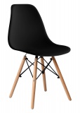Krzesło nowoczesne Paris DSW czarne