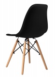 Krzesło nowoczesne Paris DSW czarne