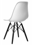 Krzesło plastikowe MILANO Black DSW białe