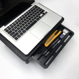 Podstawka pod monitor laptop NANKIN czarna + szuflada