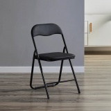 Krzesło składane BASICO czarne